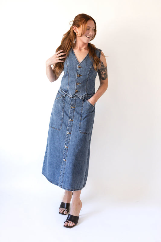 Beloved Denim Skirt *part of a set*