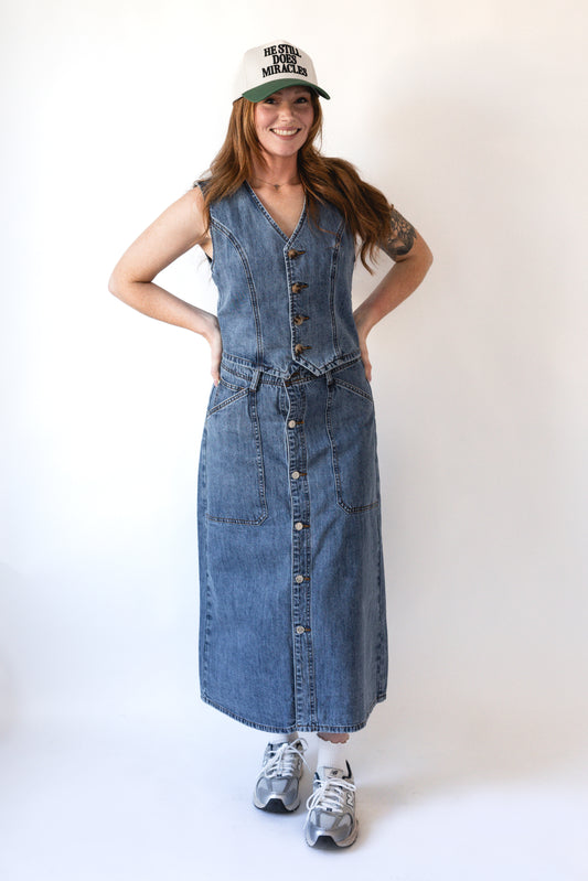 Beloved Denim Skirt *part of a set*