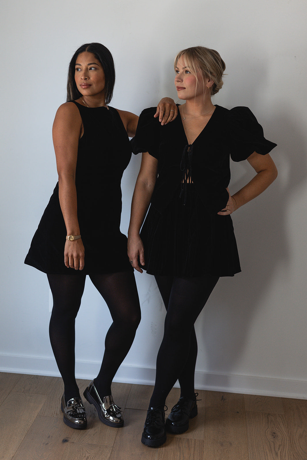Myrrh Velvet Tie Front Top