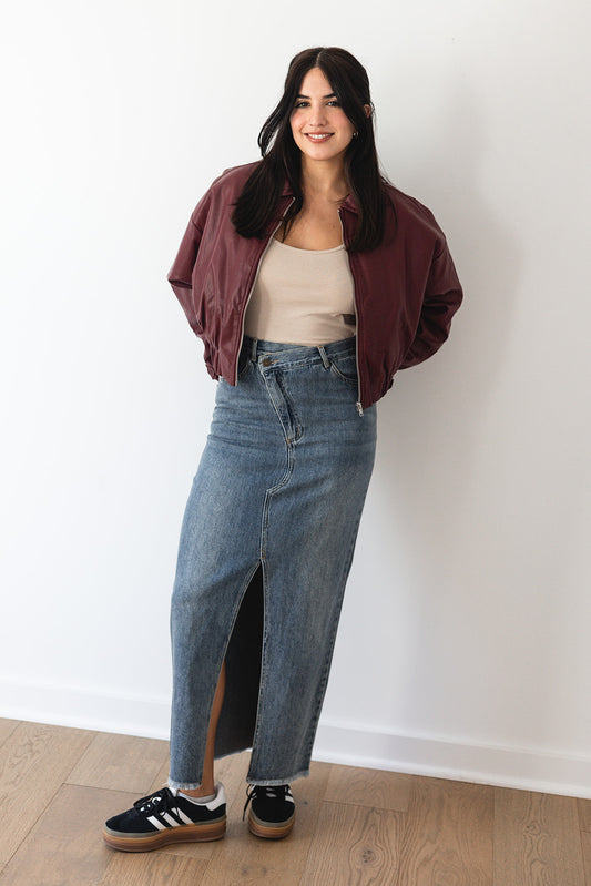 Sarah Denim Maxi Skirt (final sale)