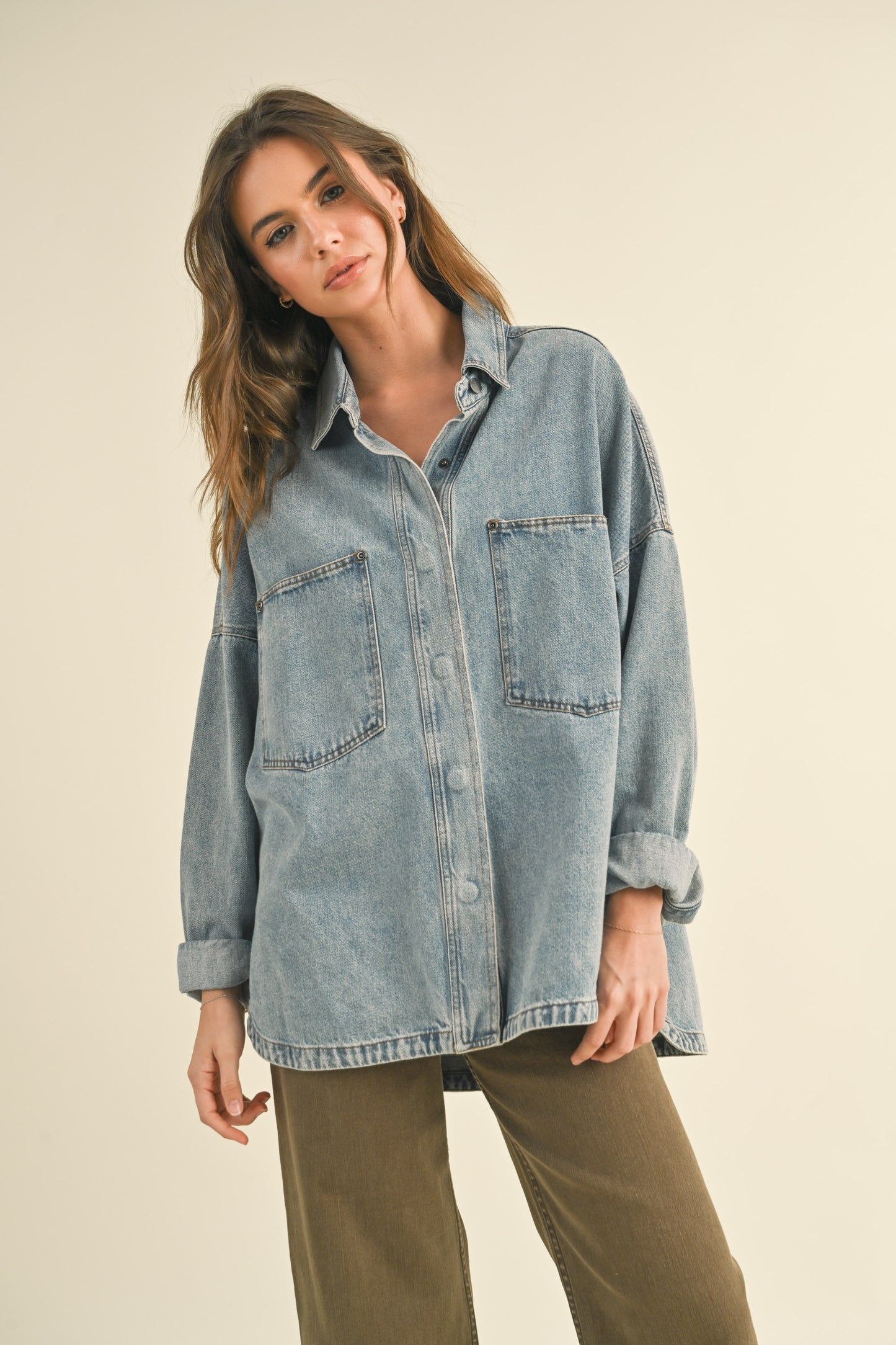 Sandi Denim Shirt Jacket