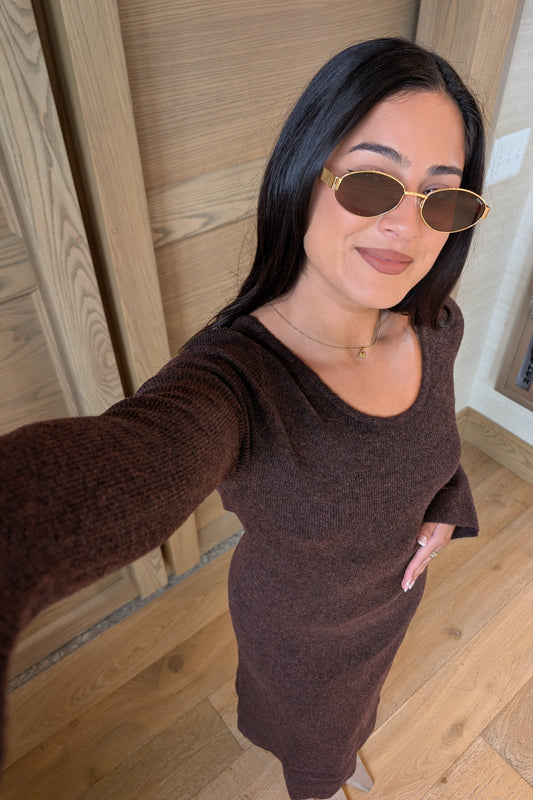 Kara Knit Sweater Dress