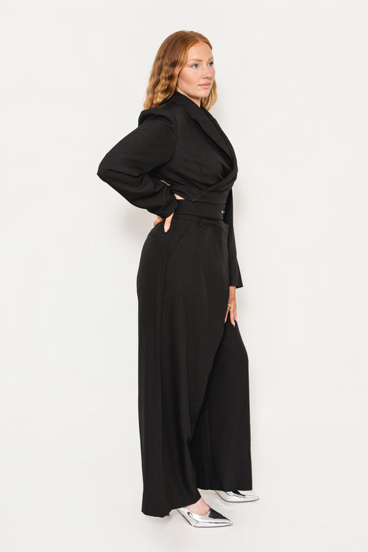 Black Tailored Trousers (part of a set)