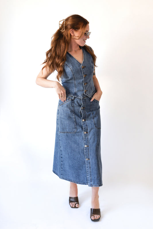 Beloved Denim Skirt *part of a set*