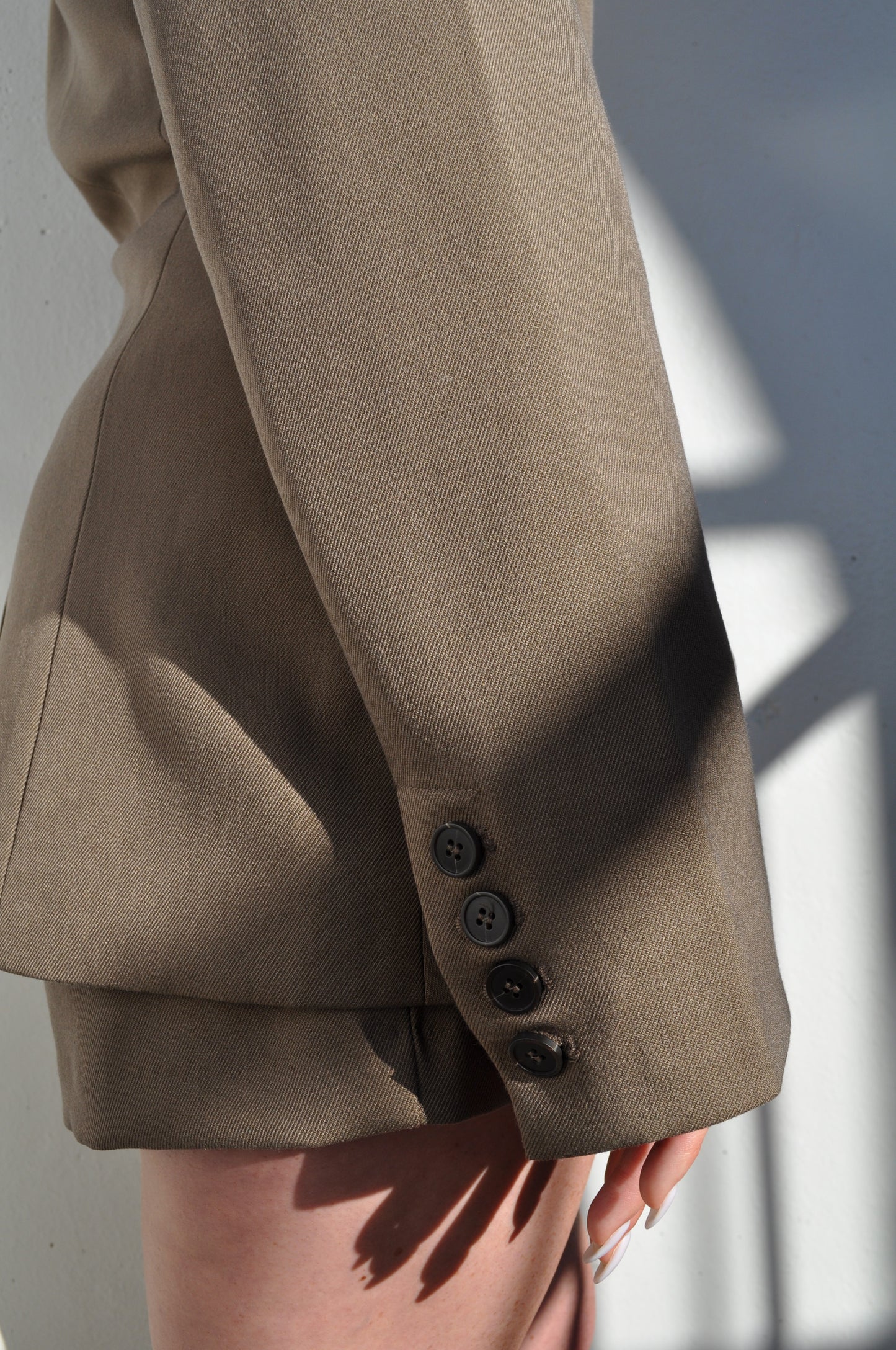 Mocha Tweed Shorts (part of a set)