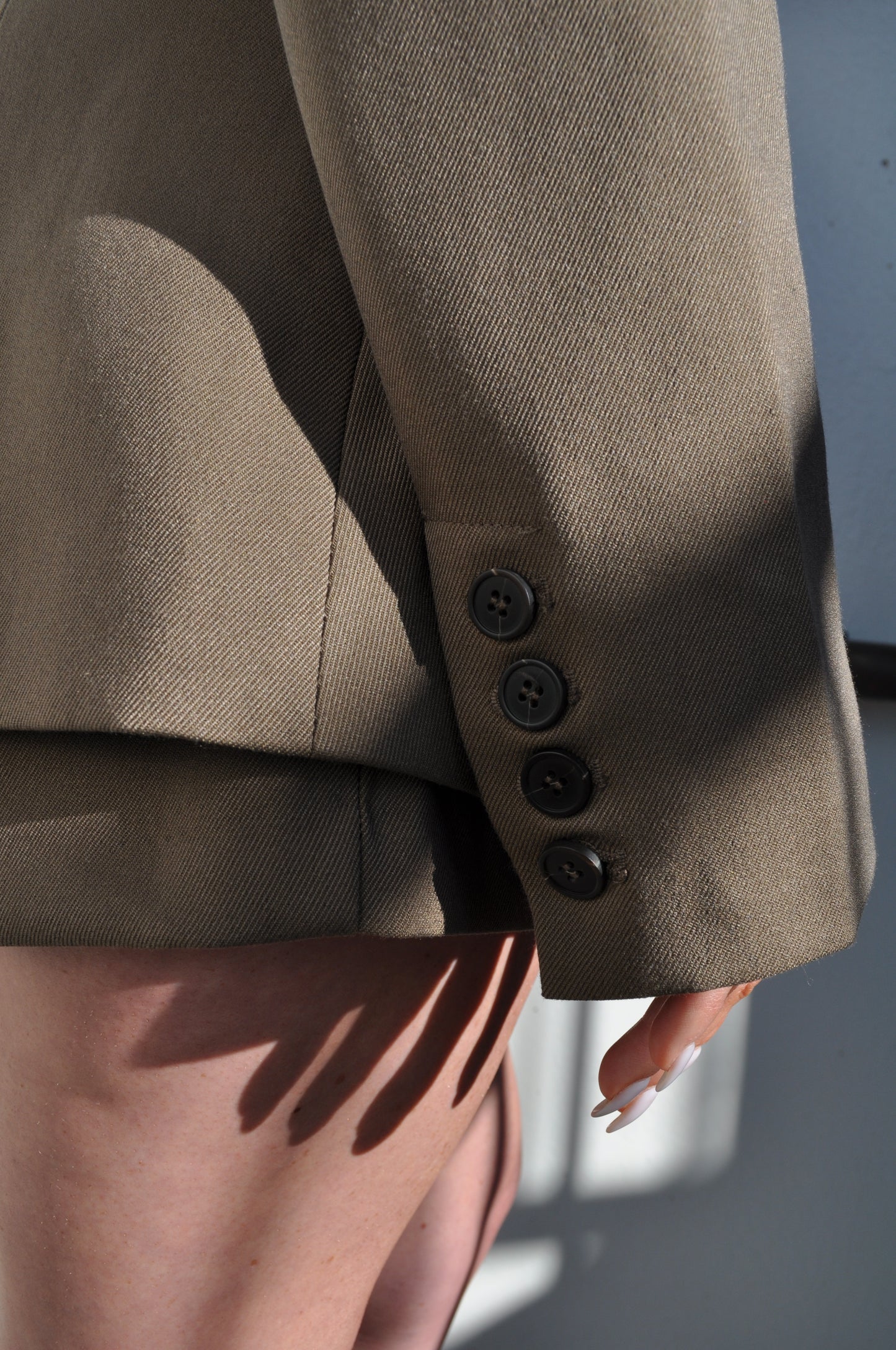 Mocha Tweed Blazer (part of a set)