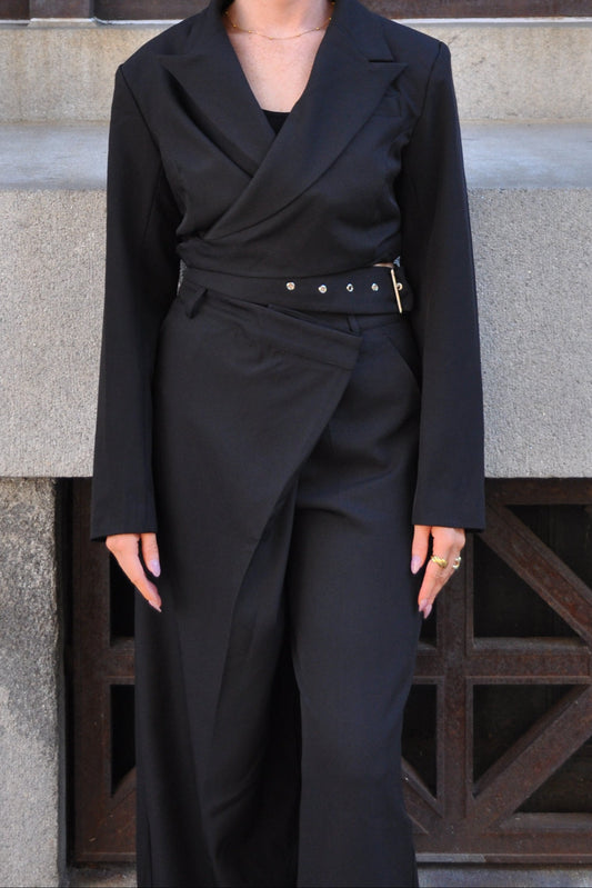 Black Tailored Trousers (part of a set)