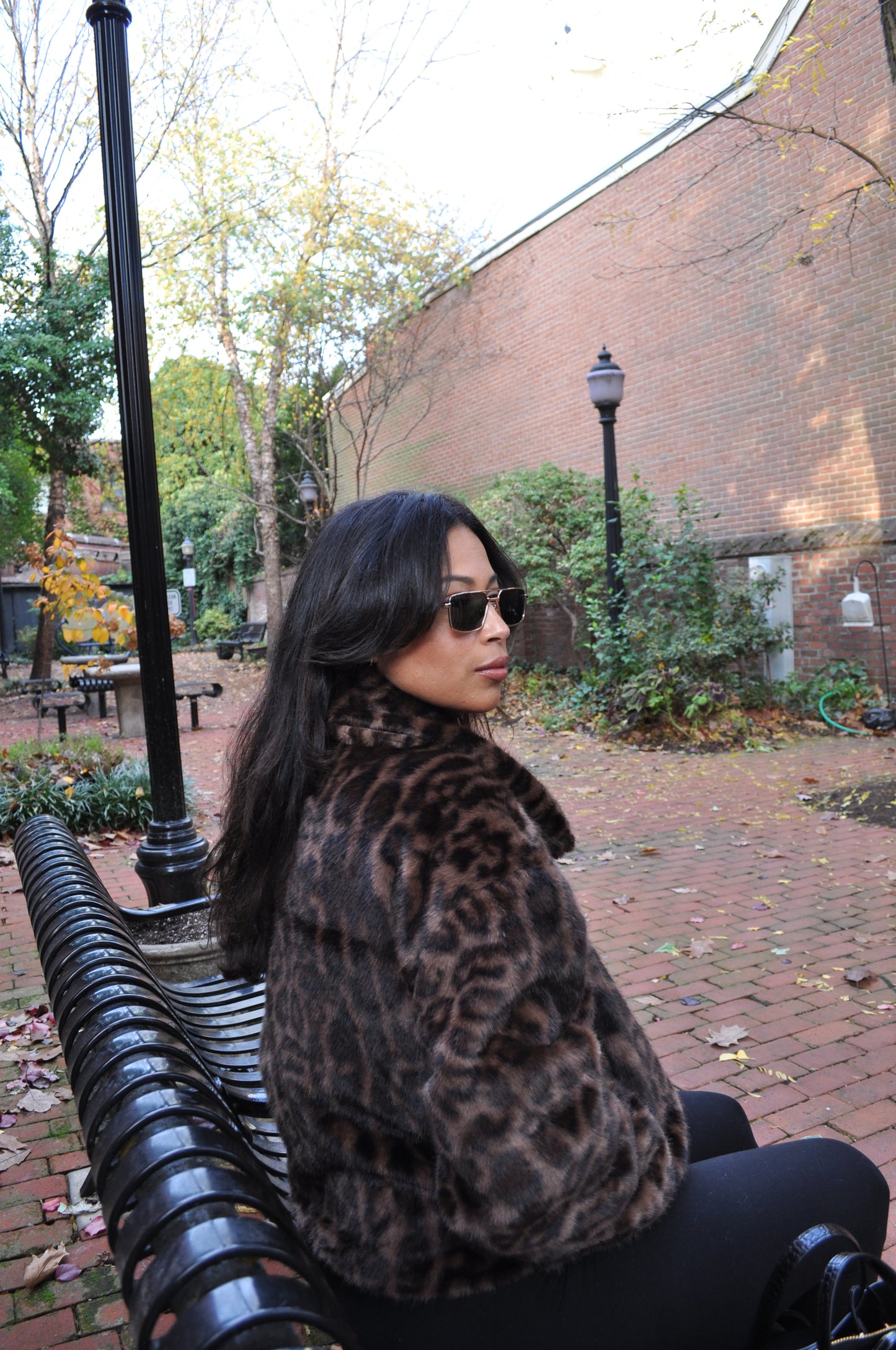 Leopard Faux Fur Jacket