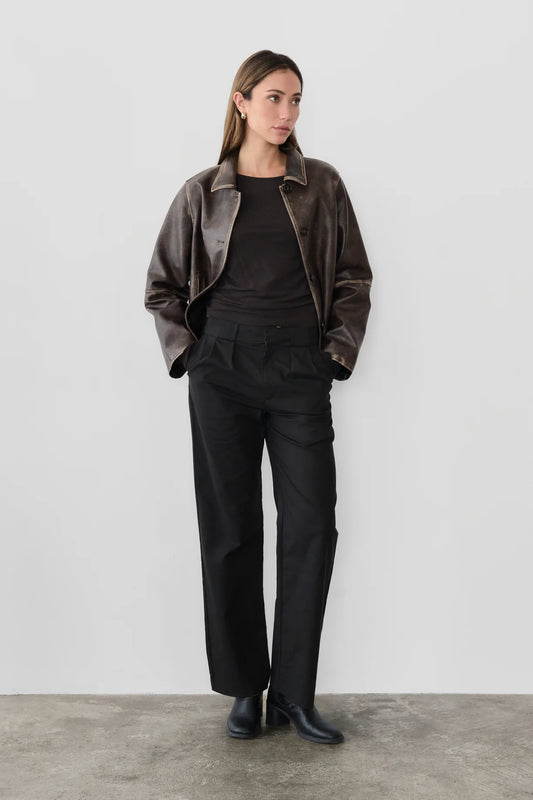 Chloe Vegan Leather Jacket