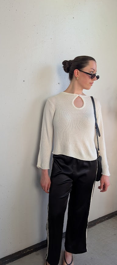 Blaire Satin Track Pants